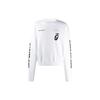 Splitted Arrows Over Crewneck White / Black Men Tops OMBA035E19D250100110