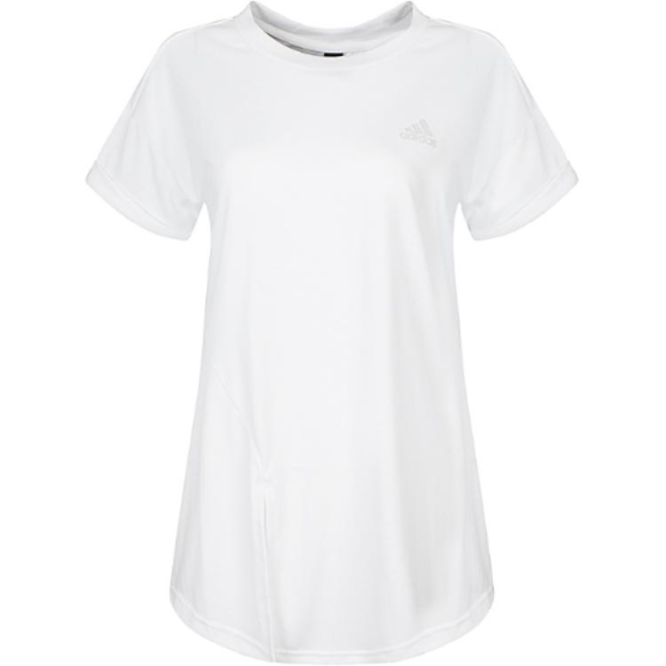 

Adidas ISC Футболка женская модная дышащая с коротким рукавом и круглым вырезом, белая DX0459 L