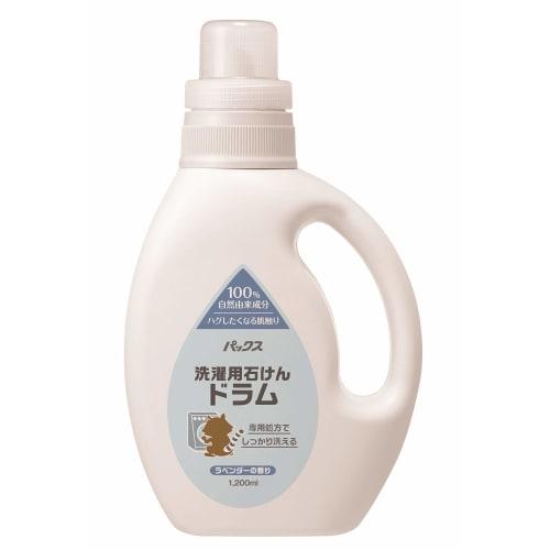 

Pax Naturon Laundry Soap (1200ml) - Additive-Free, 100% Natural, Laundry Detergent for Sensitive Skin (Softly Washes, for Drum-Load Washers) by Taiyo