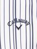 Callaway Short Sleeve Polo Shirt UV Moisture Quick Golf C23134121 Size 3L Men's (Striped, Protection, Wicking, Drying, Antibacterial) / / 1030_White,