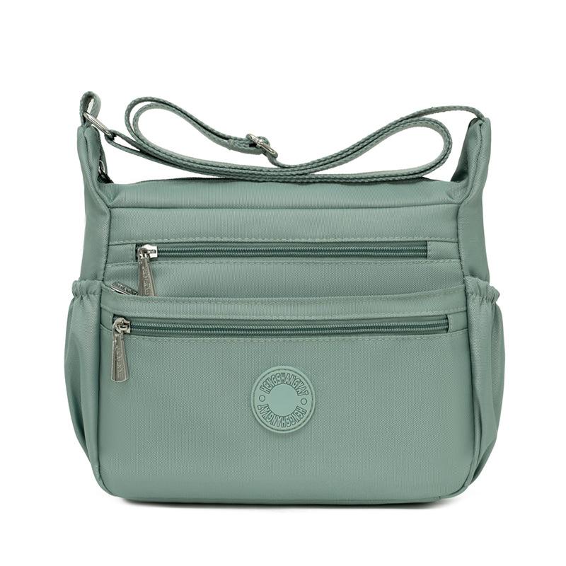Crossbody-Tasche mit großem Fassungsvermögen Damen Leichte Wasserabweisende Nylon-Umhängetasche Muttertasche