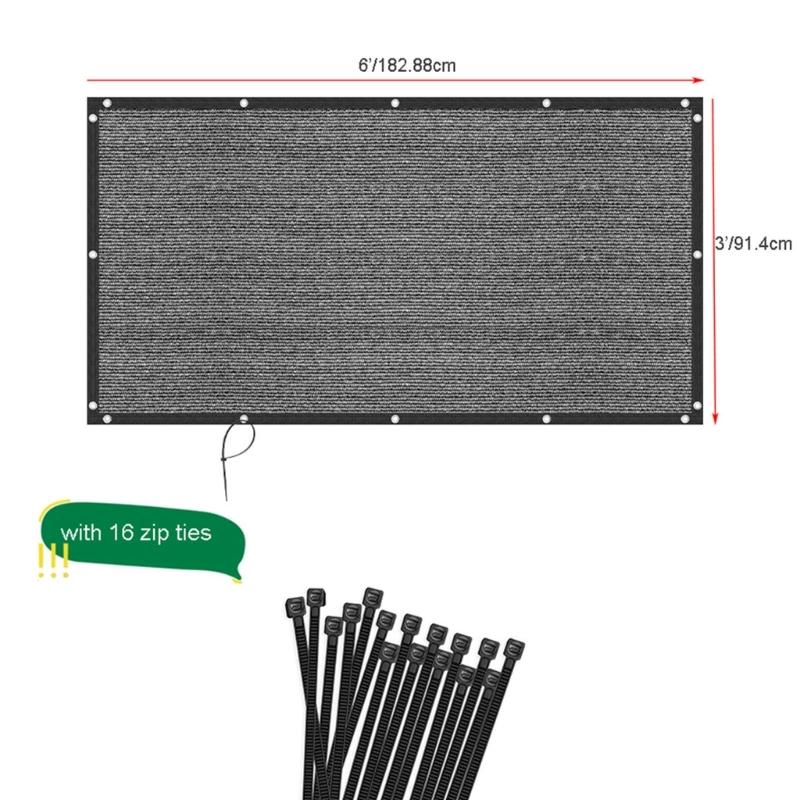 Außenkennel Sonnenschutzabdeckung Haustiergehege Sichtschutz für Haustiergehege und Geflügelunterstand, Sonnenschutz-Gewebe für Seiten- oder Dachbeschattung