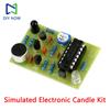 DC 5V Simulated DIY Electronic Candle Making Kit Light And Blow Control Simulated Candle Electronic Soldering Training DIY Parts