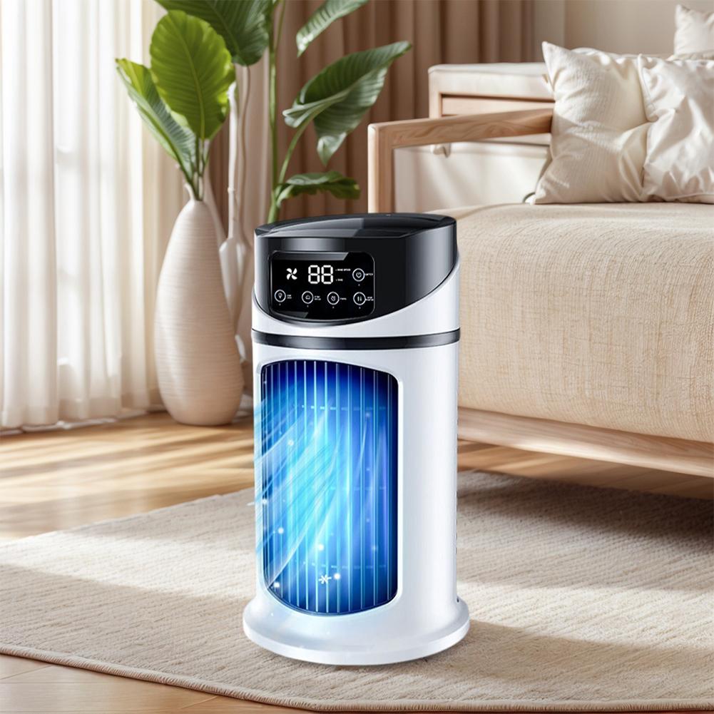 3 In 1 Personal Quiet Table Fan 6 Speeds Adjustable Circulation Wind Air Cooler Cooling Fan for Home Office Desktop