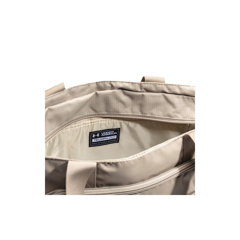 New Under Armour Polyester Tote Bag Shopping Bag Portable Crossbody Bag Shoulder Bag Medium Size Unisex Khaki 1378419-203