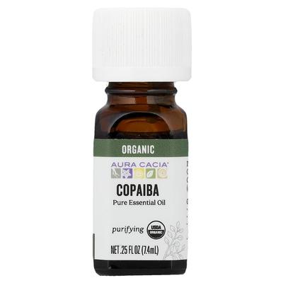 Aura Cacia Pure Essential Oil, Copaiba, 7.4ml (0.25 Fl Oz)