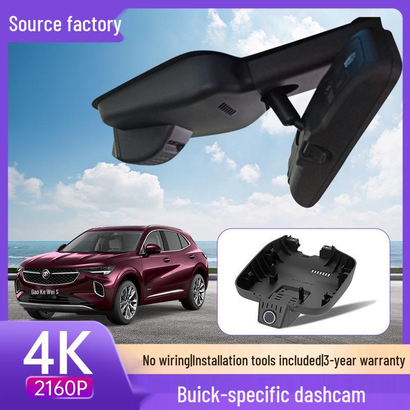 Buick Envision GS8 LaCrosse Hidden Wireless HD Dash Cam: Dual Front & Rear Cameras.