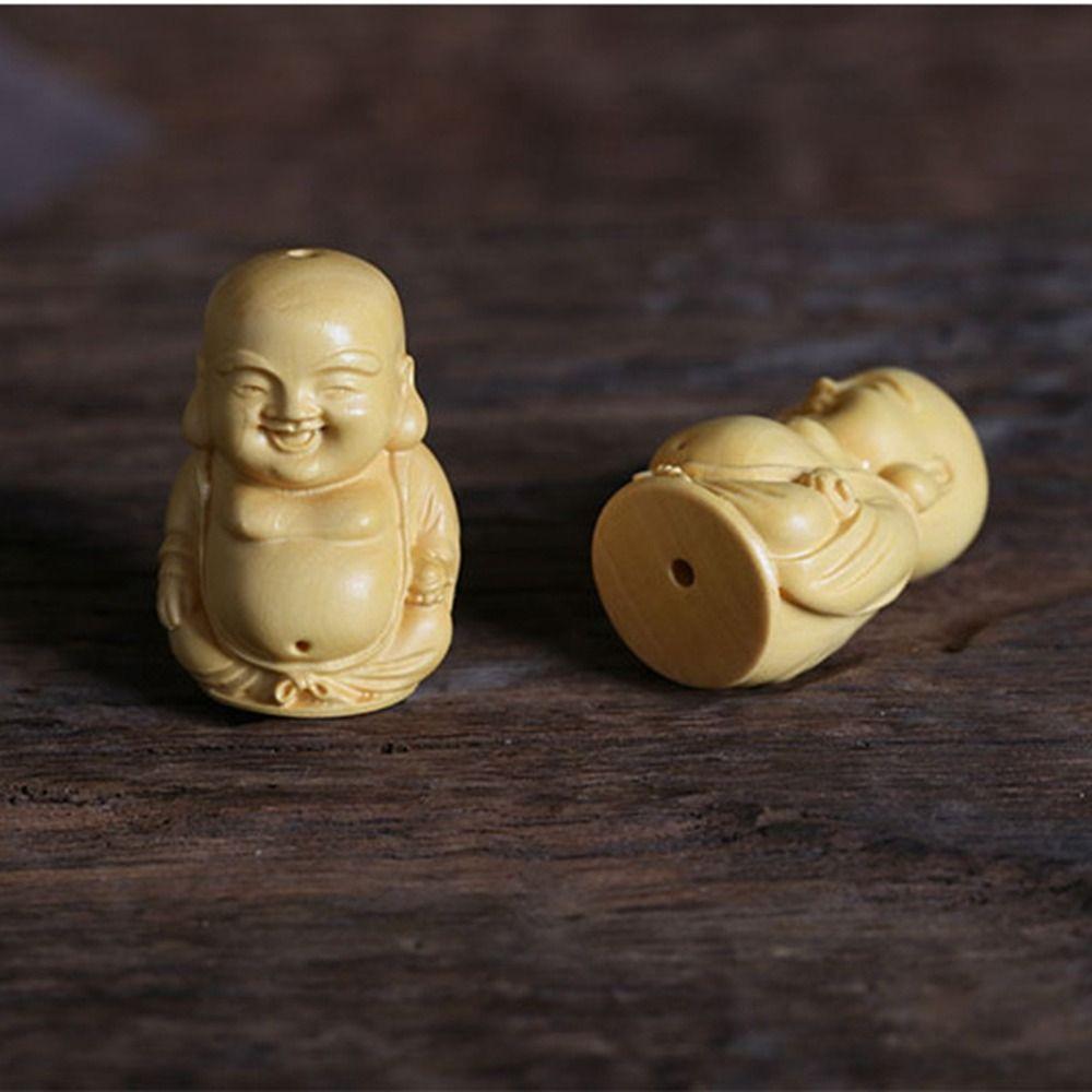 Decor DIY Handicraft Baby Buddha Key Chain Pendant Little Monk Figurines Buddha Statue Car Ornament