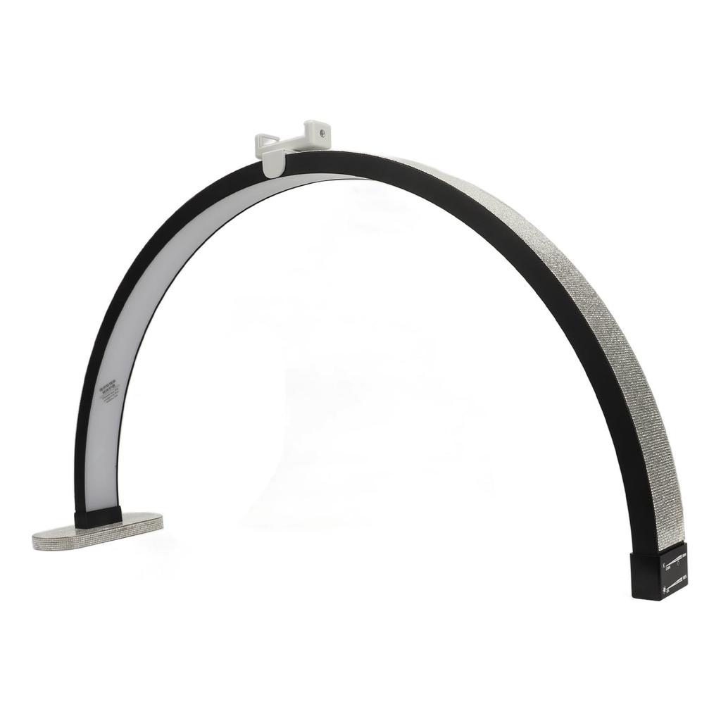 Half Moon Nail Desk Lamp 27 Inch 40W 2000LM 3200K to 5600K Adjustable Half Moon Beauty Light for
