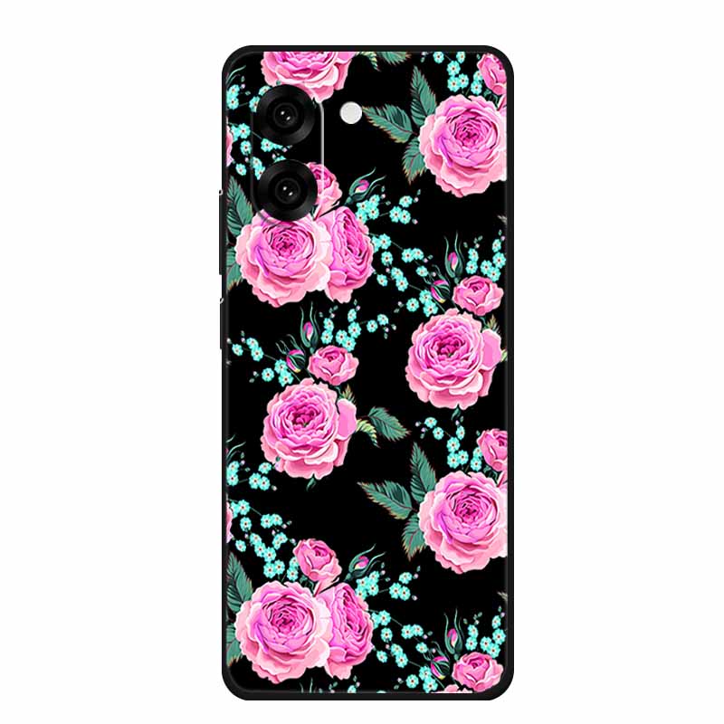 Black Silicone Case For OnePlus Nord CE5 Case One Plus Nord CE 5 Cartoon Cat Soft Back Cover For OnePlus Ace 5 Racing Phone Case