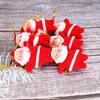 Gold Glitter Santa Claus Tree Ornaments - 4.5cm, 6 Mixed Colors, Christmas Decoration Pendants