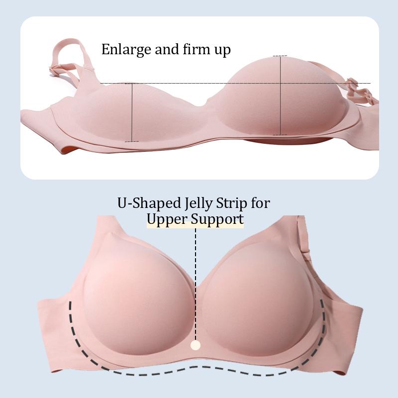 LERVANLA Artificial Silicone Breasts Forms Pads Fake Boobs Chest Women's Silicone Underwear Eexy Breast Padded Bra Becomes Big