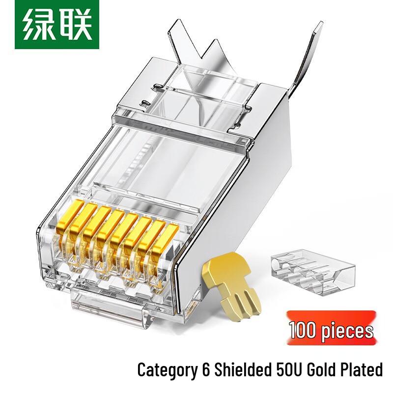 

UGREEN CAT6 Shielded 50U Gold-Plated RJ45 Connectors