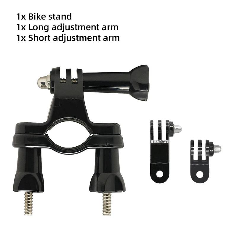 Motorcycle Handlebar Mount Bicycle Holder for GoPro Hero 13 12 11 10 9 8 Insta360 AKASO SJCAM DJI Osmo Action Camera Accessories