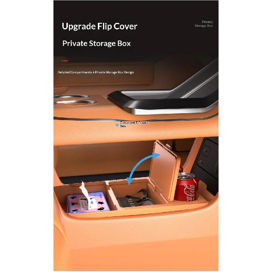 Suitable for 26 Models of Gac Aion I60/aion V Under-center Console Storage Box Multi-functional Lower Storage Box Accessories