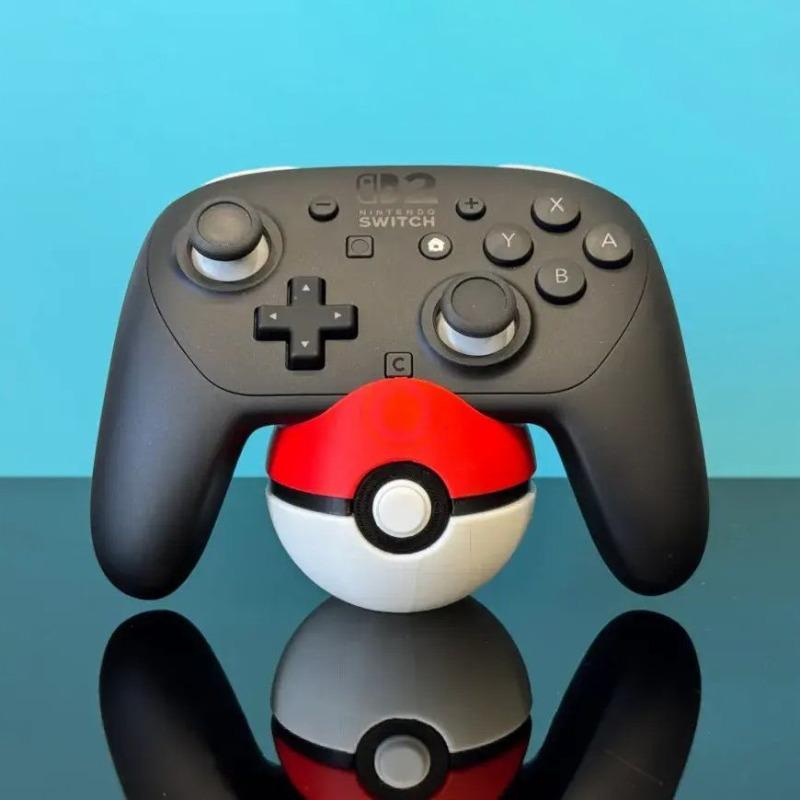 Pokmeon Poke Ball For PS5/XBOX/switch Pro Controller Bracket Universal Gamepad Mount Joystick Rack Game Controller Display Stand