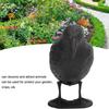 Black Waterproof Outdoor Hunting Crow Decoys Garden Bird Deter Scarecrow Mice Control Garden Scarer Bird Decoy For Garden