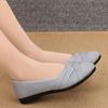 Old Beijing Cloth Shoes Women's Single Shoes Black Casual Shoes Non-slip Breathable Work Shoes Flat Shoes