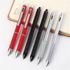Metal Retractable Ballpoint Pen, Retractable Ballpoint Pen Multicolor Ballpoint Pen 1.0mm, Write Smoothly for Office