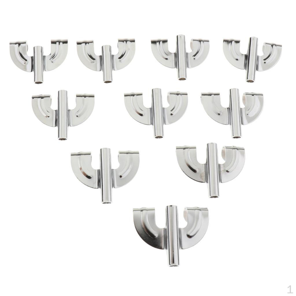 10 Крюк-коготь для бочки 10pcs Silver