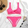 High-Waisted Special Fabric Fashion Bikini Swimsuit for Women