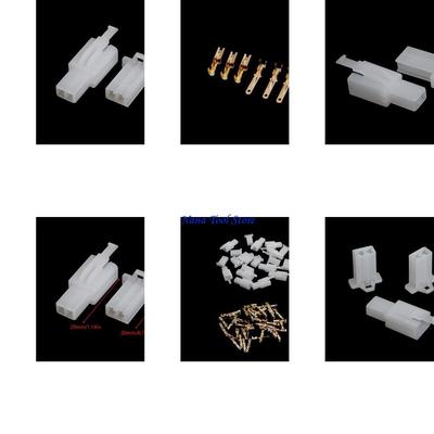 31GJ 10 Sätze 2,8 mm 2-Pin Elektrischer Drahtverbinder Stecker Buchse Stecker+Klemme Für