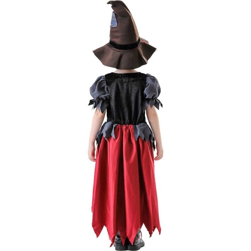 Halloween Carnival Party Little Witch, Little Girl Stage Acting Role-playing Children's Costumes