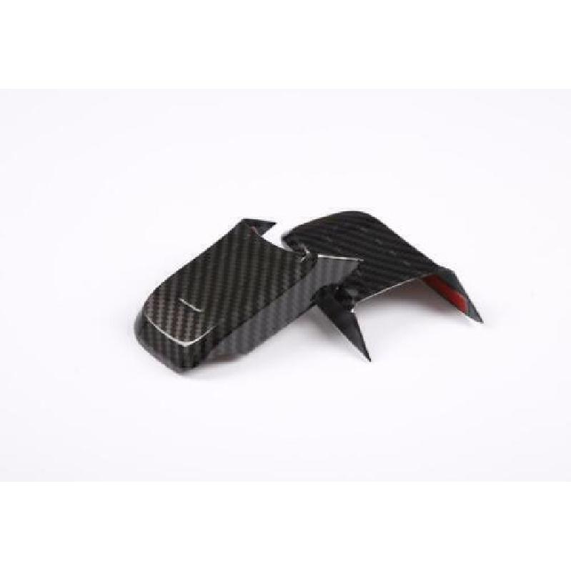 2pc Carbon Fiber Trim Steering Wheel Bottom Frame For Range Rover L405 2013-2022