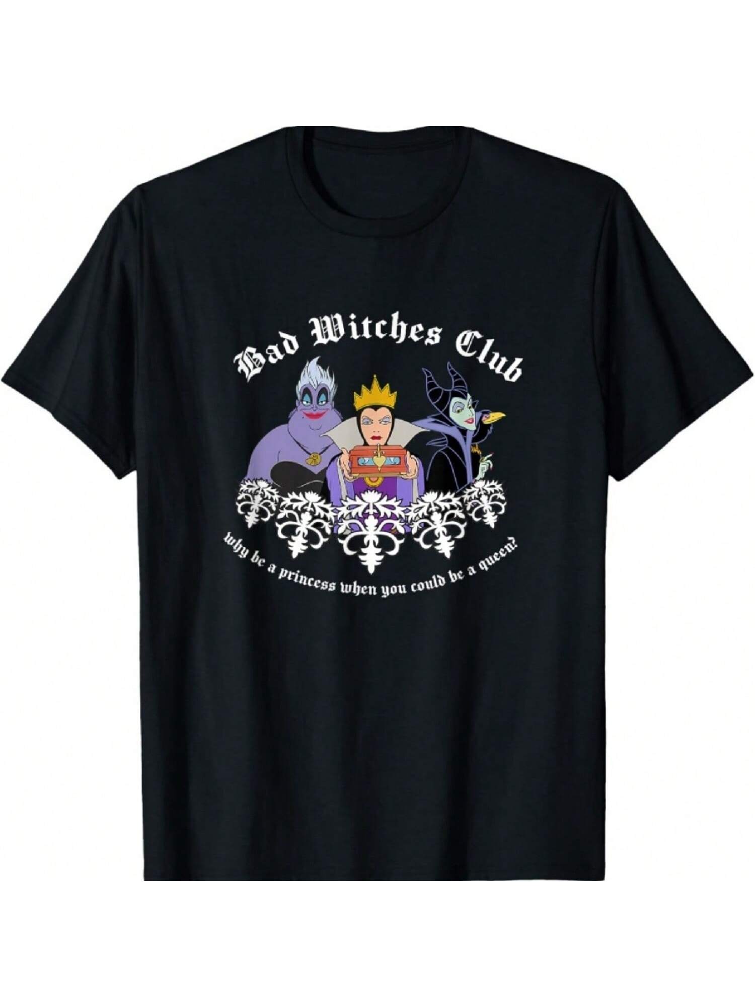 Villains Bad Witches Club Epic Group Shot Chest Logo T-Shirt S разноцветный