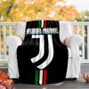 1pc Personalized Name Juventus Theme Blanket - Digital Print, Polyester, Cozy for All Seasons, Perfect for Outdoor, and Travel