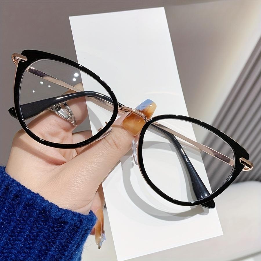 Cat-Eye Metal Frame Reading Glasses for Men & Women Office Eyewear Modern Eyewear Premium Eyewear Vision Aid