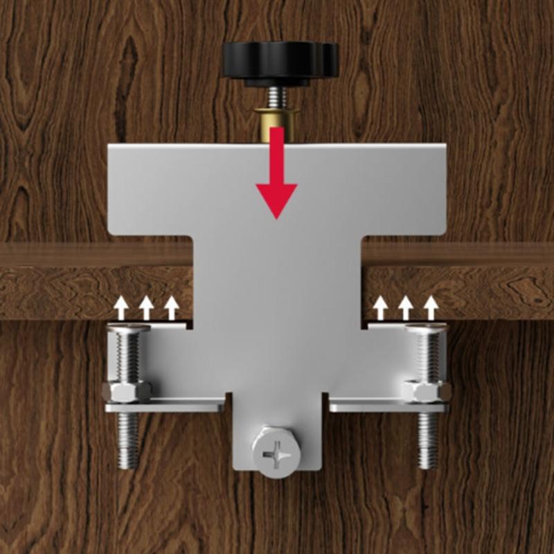 Adjustable Cabinet Door Positioning Tool Installation Assistant Suitable for DIYer Enthusiasts Professional Woodworkers