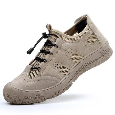 Stoßfeste und durchstichsichere Arbeitsschuhe, Arbeitsschutzschuhe, Herren Atmungsaktiv Frühling und Sommer