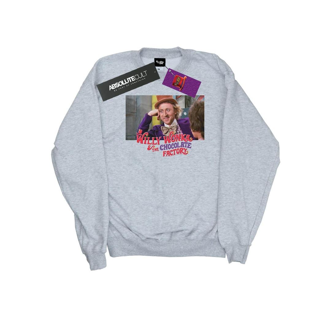 Willy Wonka And The Chocolate Factory Mens Condescending Wonka Sweatshirt