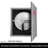Stainless Steel Fire Hydrant Box with Galvanized Hose Reel