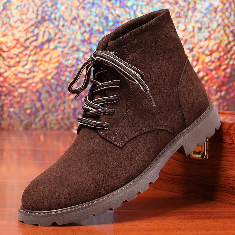 2025 autumn new British style short boots leather shoes men's trend Martin boots men's shoes Wenzhou Shoe Factory