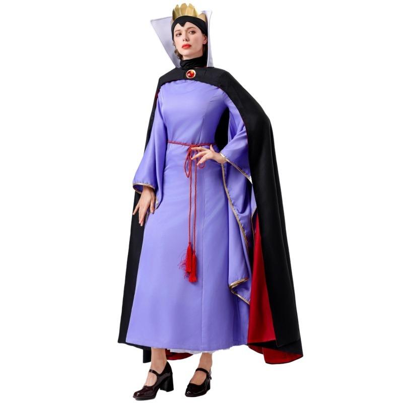 Grimm's Fairy Tale Vicious Queen Queen Cosplay Stage Costume Purple Dress Woman