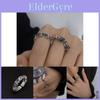 Bague Arc-en-ciel Unique Style Vintage Réglable en Zircon pour Femmes Bijoux de Mode