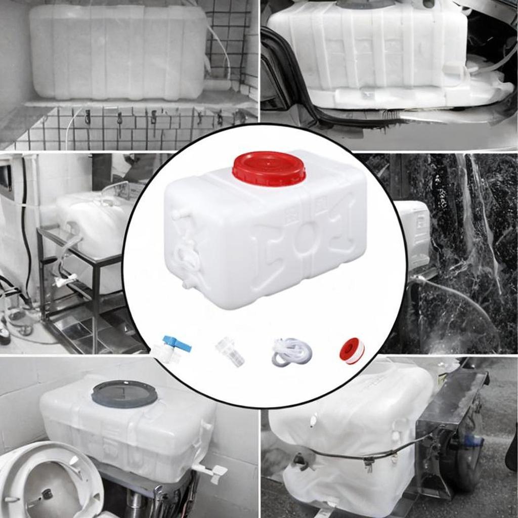 Portable Water Container Set for Camping And Travel with Dispenser Tank