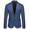 Pánský trendy top slim fit pohledný jarní a podzimní pánský oblek britský ležérní pánská bunda