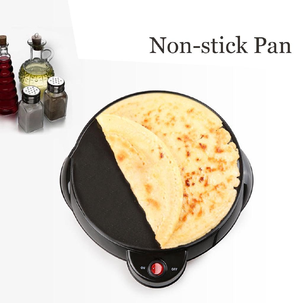 220v 650w Cooker Cooking Pan W/ Egg Baking Tool Electric Non-stick Pancake Pizza Making Machine