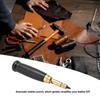 7pcs 1.5/2/2.5/3/3.5/4mm Tips Leather Hole Puncher Automatic Leather Punch  For Beginners
