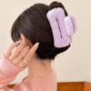 New Solid Hair Clips For Women Girls Soft Plush Hair Claws Large Size Korean Headwear Hairpins Crab Barrette Hair Accessories Gift