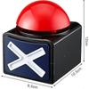 Botão de alarme da campainha de resposta do jogo com luz sonora Quiz de perguntas e respostas com campainha de talento