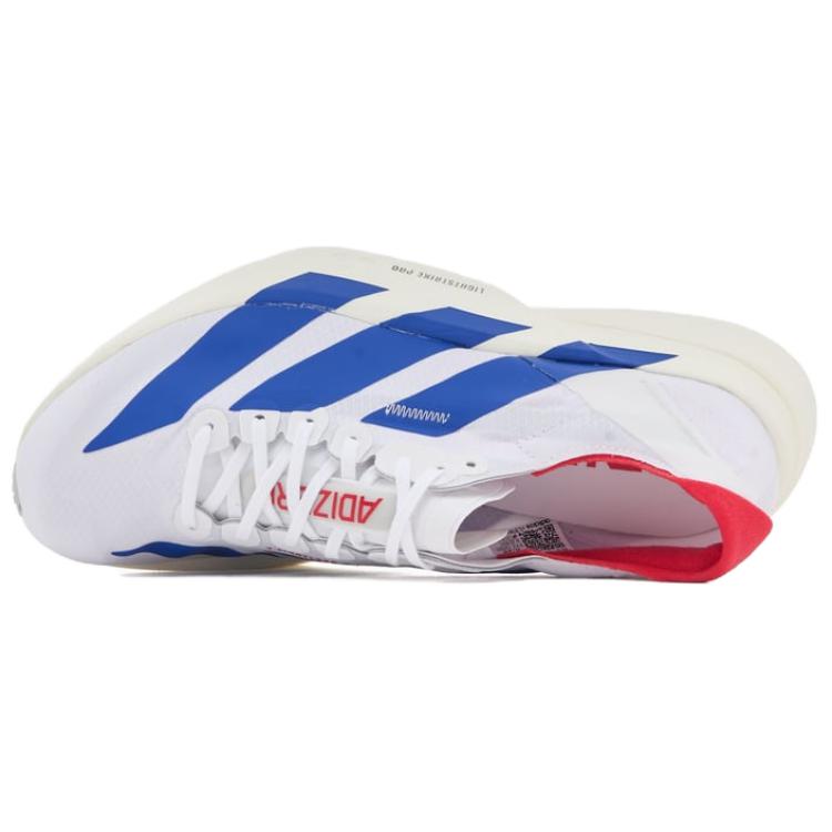 adidas נעלי ריצה קז'ואל Adizero Adios Pro 4 תמיכה לנשים לבן כחול JQ1691