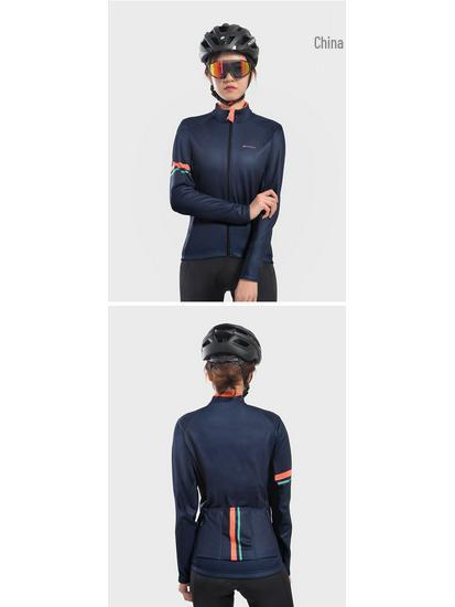 Damen Fleece Radanzug - Winterstil Langarm für Mountain- & Rennradfahren
