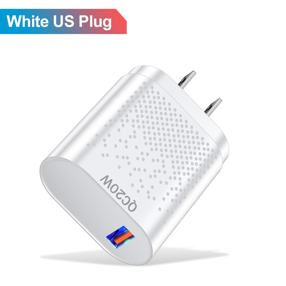 20W USB-Ladegerät Tragbares Tablet-Ladegerät Unterstützt Schnellladung für IPhone 16 15 14 13 12 11 Pro Max 8 Plus Xiaomi OPPO Schnellladegerät