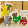 Cute Bull Terrier Plush Toy For Girls Bedtime Companion Night Market Dolls Wholesale Factory