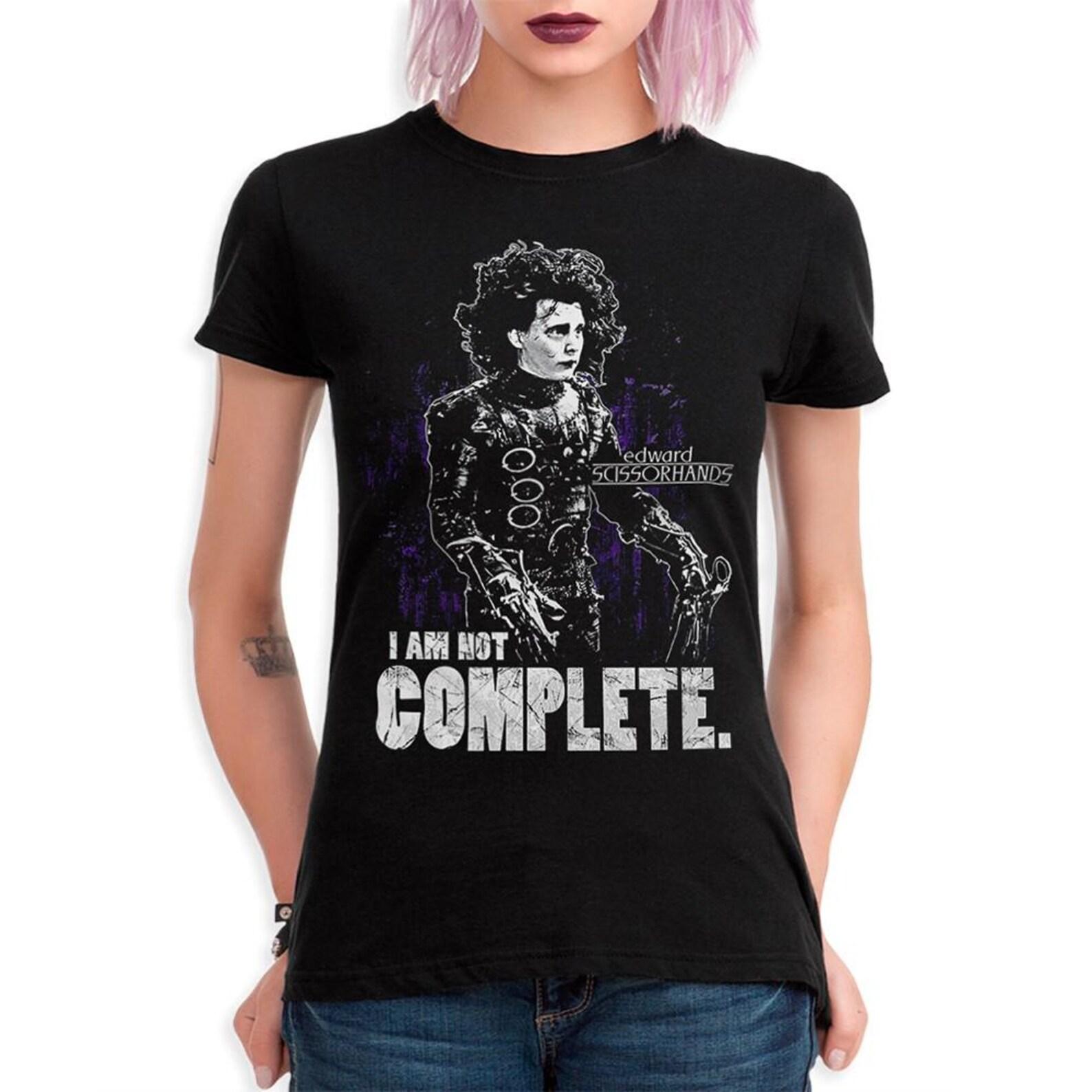 Edward Scissorhands I am Not Complete T-Shirt, Men s and Women s Sizes S