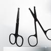 Round Tip Nose Hair Scissors Manual Facial Hair Trimmer Stainless Steel Eyebrow Grooming Scissors For  Safety Small Scissors